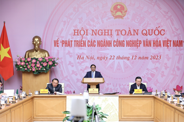 Thủ tướng Phạm Minh Chính: Đổi mới tư duy, đột phát trong cách làm để phát triển công nghiệp văn hóa -0