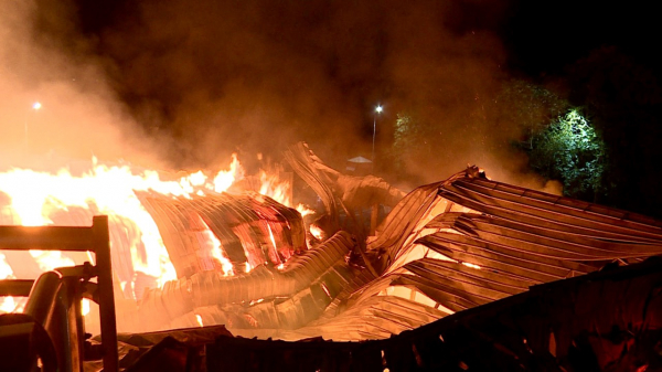 Cháy kho bông của công ty sản xuất sợi, gây thiệt hại ước tính khoảng 30 tỷ đồng -0
