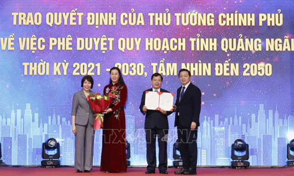 Chủ tịch nước Võ Văn Thưởng dự Lễ Công bố Quy hoạch tỉnh Quảng Ngãi thời kỳ 2021 - 2030, tầm nhìn đến 2050 -0