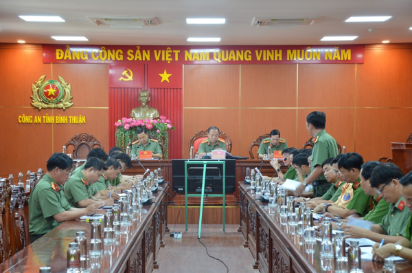 Công an Bình Thuận triển khai công tác bảo đảm an toàn tuyệt đối cho Lễ bế mạc Năm Du lịch Quốc gia -0