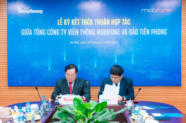 MobiFone đồng hành cùng Báo Tiền Phong chuyển đổi số toàn diện -1