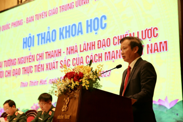Đại tướng Nguyễn Chí Thanh- nhà lãnh đạo chiến lược, người chỉ đạo thực tiễn xuất sắc của Cách mạng Việt Nam -0