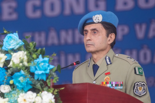 Bộ Công an tổ chức Lễ công bố Quyết định thành lập và ra mắt Đơn vị Cảnh sát gìn giữ hòa bình số 1 -0