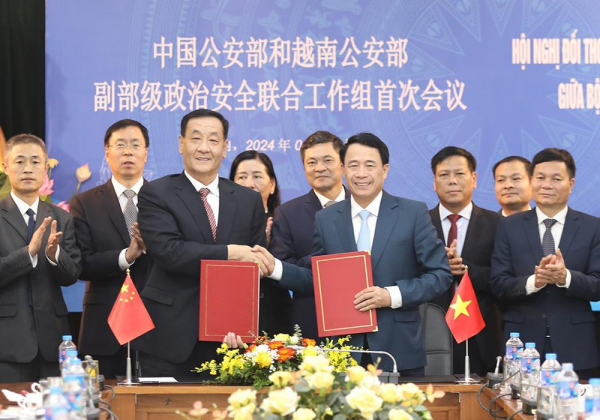 Ministry of Public Security of Vietnam and Ministry of Public Security of China sign cooperation deal on political security -0