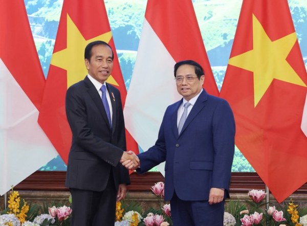 Thủ tướng Phạm Minh Chính hội kiến với Tổng thống Indonesia Joko Widodo -0