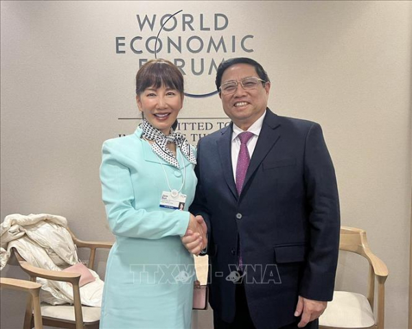 Thủ tướng Phạm Minh Chính tiếp các đại diện tập đoàn kinh tế hàng đầu thế giới -0