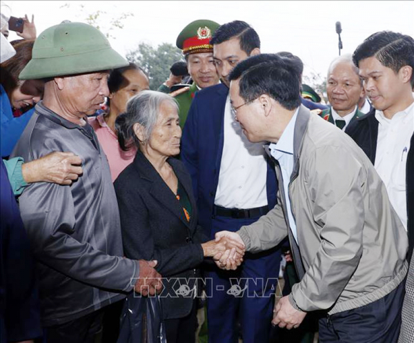Chủ tịch nước Võ Văn Thưởng chúc Tết nhân dân và Bộ đội Biên phòng tại Nghệ An -0