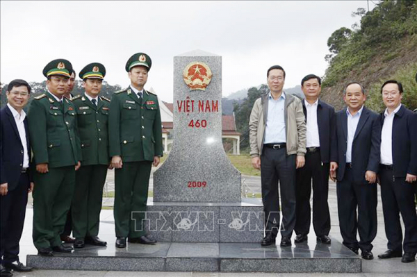 Chủ tịch nước Võ Văn Thưởng chúc Tết nhân dân và Bộ đội Biên phòng tại Nghệ An -0