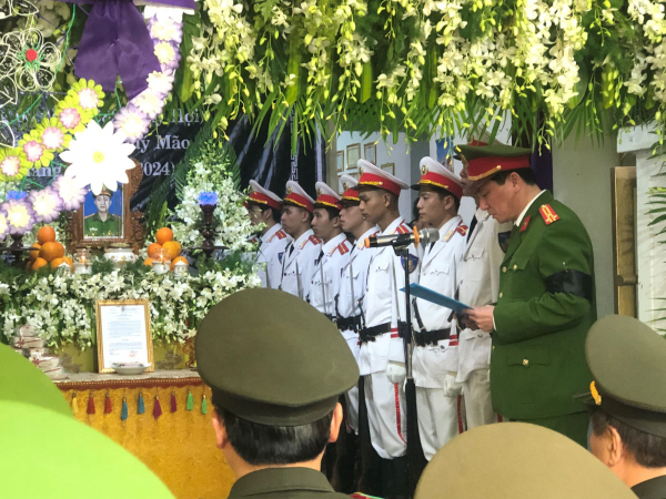 Tổ chức trọng thể lễ truy điệu Trung tá Trần Duy Hùng hy sinh khi làm nhiệm vụ -1