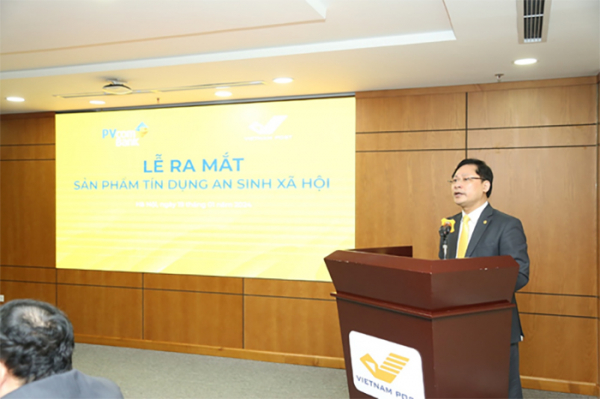 Bưu điện Việt Nam và Ngân hàng PVcomBank ra mắt sản phẩm tín dụng an sinh xã hội -0