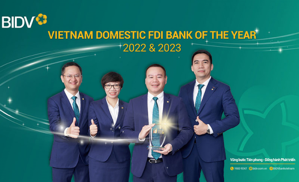 BIDV - ngân hàng phục vụ khách hàng FDI tốt nhất Việt Nam 2023 -0