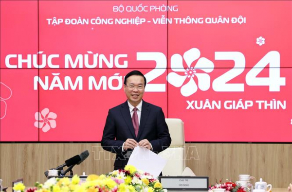 Chủ tịch nước Võ Văn Thưởng thăm, làm việc tại Tập đoàn Viettel -0
