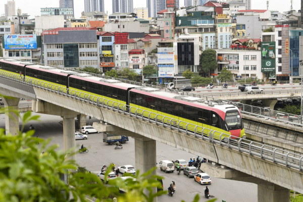 Tháng 6/2024 vận hành thương mại đoạn trên cao metro Nhổn - ga Hà Nội -0