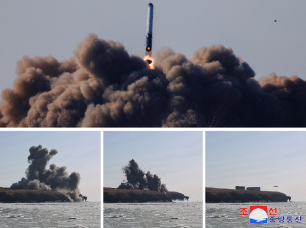 Triều Tiên xác nhận phóng thử tên lửa mang đầu đạn hạt nhân  -0
