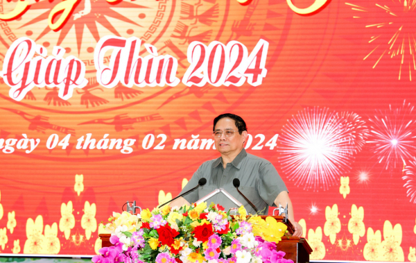 Thủ tướng Chính phủ Phạm Minh Chính thăm và chúc Tết lực lượng vũ trang TP Cần Thơ -0
