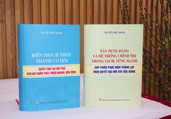 Xuất bản hai cuốn sách của Tổng Bí thư Nguyễn Phú Trọng nhân kỷ niệm 94 năm thành lập Đảng -0