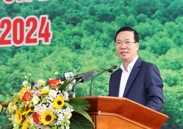 Chủ tịch nước phát động Tết trồng cây “Đời đời nhớ ơn Bác Hồ” tại Tuyên Quang -0