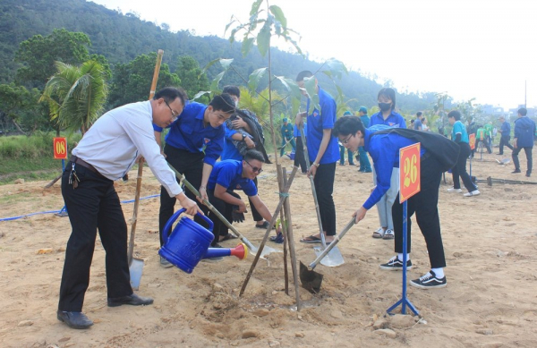 Hơn 1.500 người tại Đà Nẵng tham gia chiến dịch bảo vệ môi trường và Tết trồng cây -1
