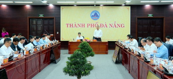 Đại tướng Tô Lâm, Bộ trưởng Bộ Công an, Trưởng đoàn công tác Chính phủ làm việc với TP Đà Nẵng -0