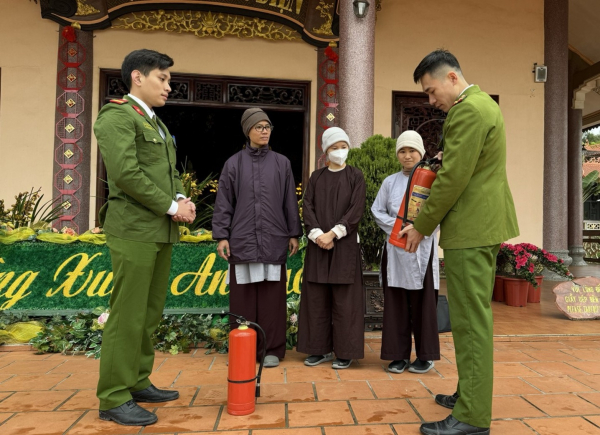 Công an tỉnh Quảng Ninh: Chủ động công tác PCCC&CNCH tại các cơ sở tôn giáo, tính ngưỡng  -0