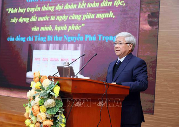 Lan tỏa nội dung hai cuốn sách của Tổng Bí thư về đại đoàn kết toàn dân tộc và đường lối đối ngoại Việt Nam -0