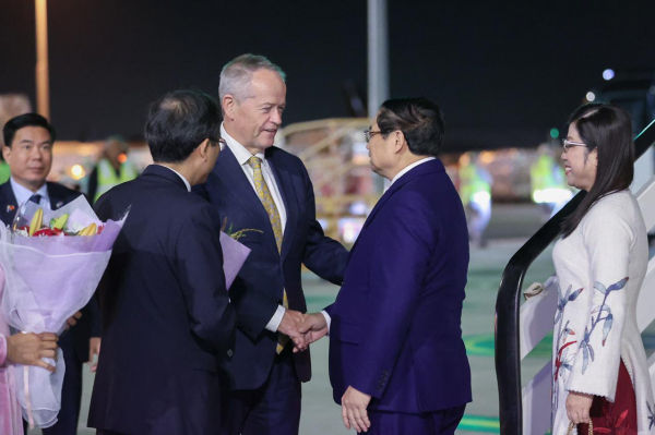 Thủ tướng tới Melbourne, bắt đầu dự Hội nghị Cấp cao ASEAN-Australia -0