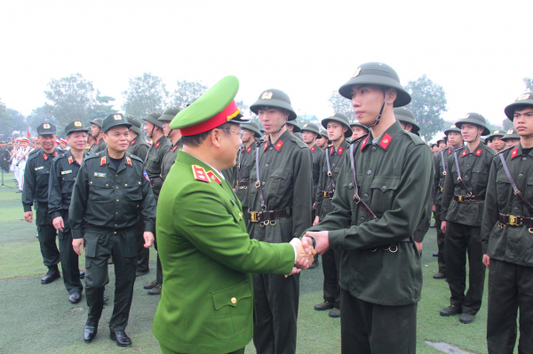 Hơn 16.000 tân binh bước vào khoá huấn luyện tại Bộ Tư lệnh Cảnh sát cơ động -1