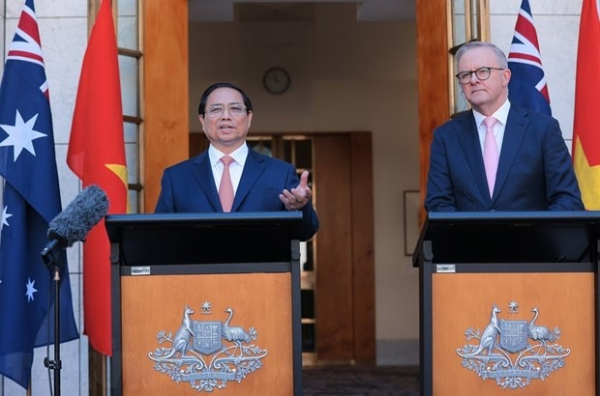 Vietnam, Australia issue joint statement on elevation of ties to comprehensive strategic partnership -0