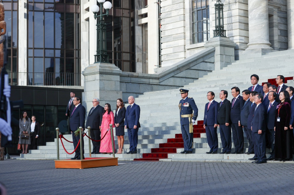 Lễ đón đặc biệt Thủ tướng Phạm Minh Chính ở New Zealand -0