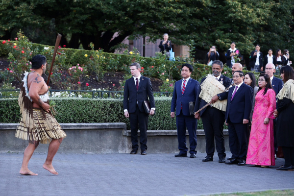 Lễ đón đặc biệt Thủ tướng Phạm Minh Chính ở New Zealand -1