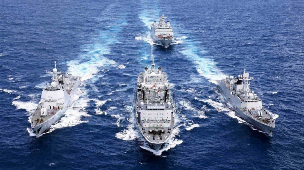 Nga điều tàu chiến tập trận hải quân chung cùng Trung Quốc, Iran -0