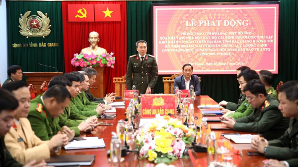 Công an tỉnh Bắc Giang đăng ký hỗ trợ hơn 3.500 ngày công và 1,4 tỷ đồng xóa nhà tạm -0
