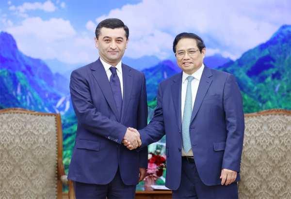 Thủ tướng Phạm Minh Chính tiếp Bộ trưởng Ngoại giao Uzbekistan -0