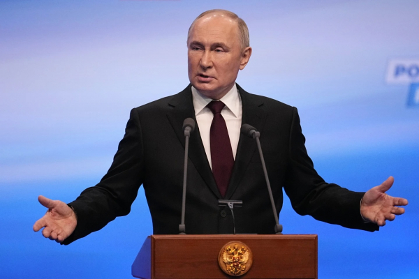 Ông Putin giành chiến thắng áp đảo trong cuộc bầu cử Tổng thống Nga -0
