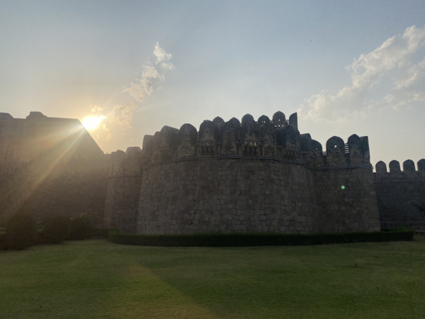 Beautiful Sunset at Golconda Fort in Hyderabad -1