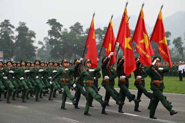 Kiểm tra huấn luyện diễu binh, diễu hành trong Lễ kỷ niệm 70 năm Chiến thắng Điện Biên Phủ -2