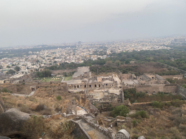 Beautiful Sunset at Golconda Fort in Hyderabad -7