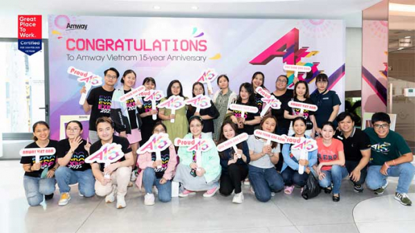 Amway Việt Nam đạt chứng nhận toàn cầu nơi làm việc xuất sắc -0