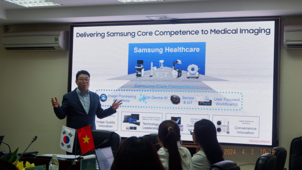 Bệnh viện 199 và Công ty Samsung Medison ký kết hợp tác -0