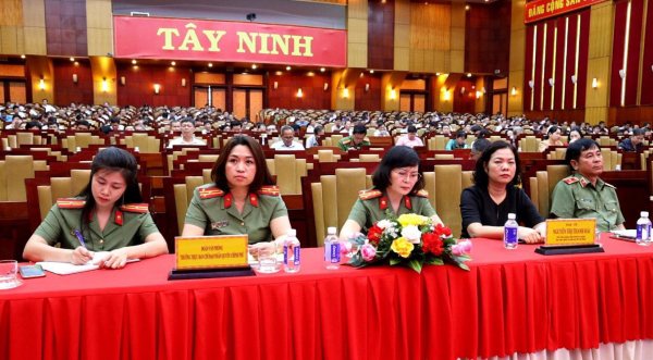 Hội nghị tập huấn công tác nhân quyền tỉnh Tây Ninh năm 2024 -0