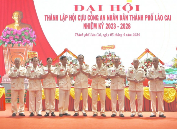 Đại hội thành lập Hội Cựu công an nhân dân thành phố Lào Cai nhiệm kỳ 2023-2028 -0