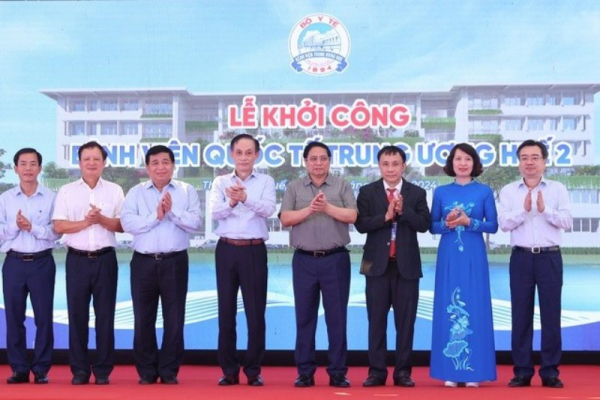 Thủ tướng Phạm Minh Chính dự Lễ khởi công Bệnh viện Quốc tế Trung ương Huế 2 -0