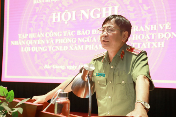 Hội nghị tập huấn công tác nhân quyền tỉnh Bắc Giang: Công tác nhân quyền gắn chặt với cơ sở -1