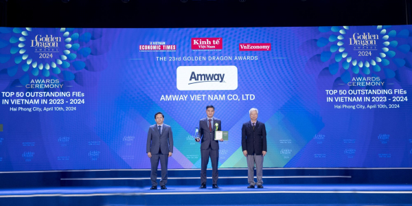 Amway Việt Nam vinh dự là doanh nghiệp FDI phát triển nền kinh tế xanh bền vững -0