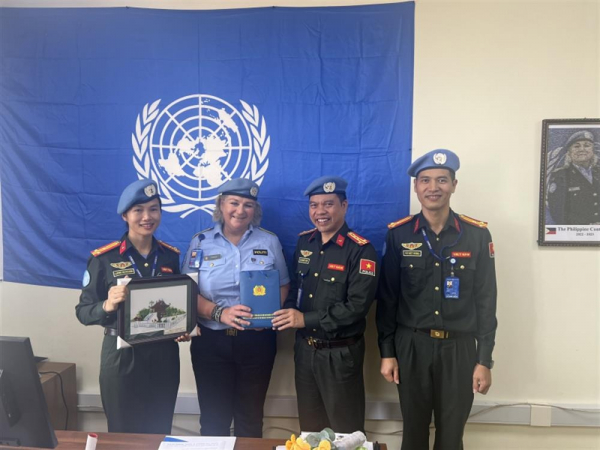 UNMISS Police Commander acknowledges outstanding contributions of Vietnamese police officers -0