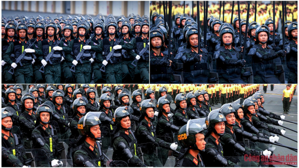 Grand parade shows honor, pride and strength of the Mobile Police Force takes place in Hanoi - 1
