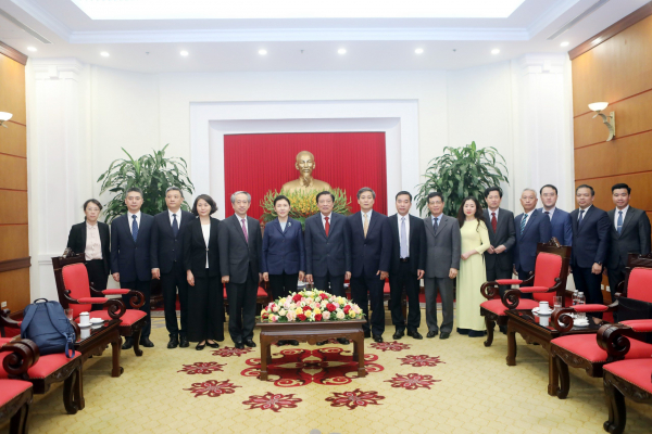 Trưởng Ban Nội chính Trung ương, đã tiếp Đoàn đại biểu Bộ Tư pháp Trung Quốc -0