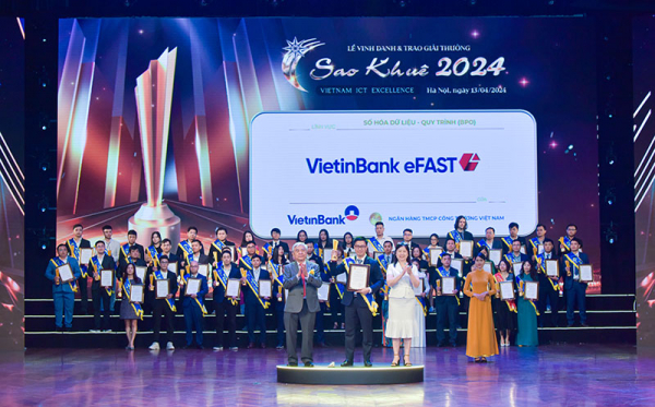 VietinBank đạt 2 Giải thưởng Sao Khuê năm 2024 -0