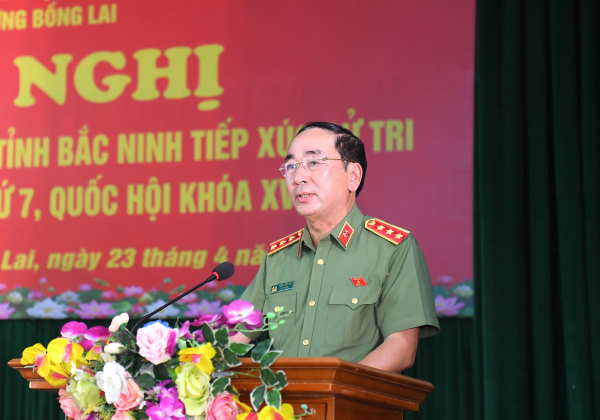 Thứ trưởng Trần Quốc Tỏ tiếp xúc cử tri phường Bồng Lai, thị xã Quế Võ, tỉnh Bắc Ninh -0