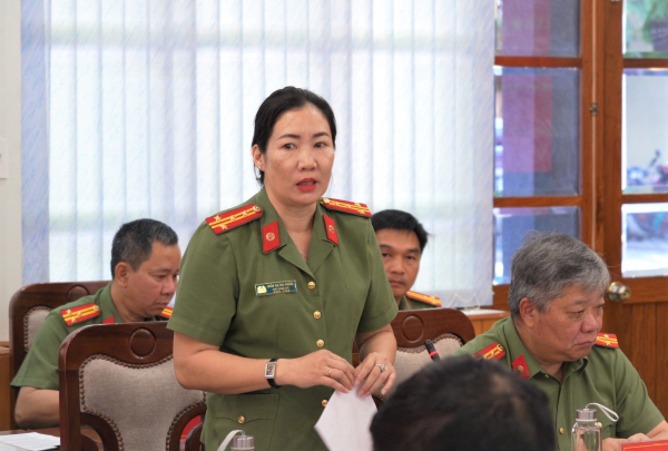 Thứ trưởng Lê Văn Tuyến làm việc tại Công an tỉnh Kon Tum -0